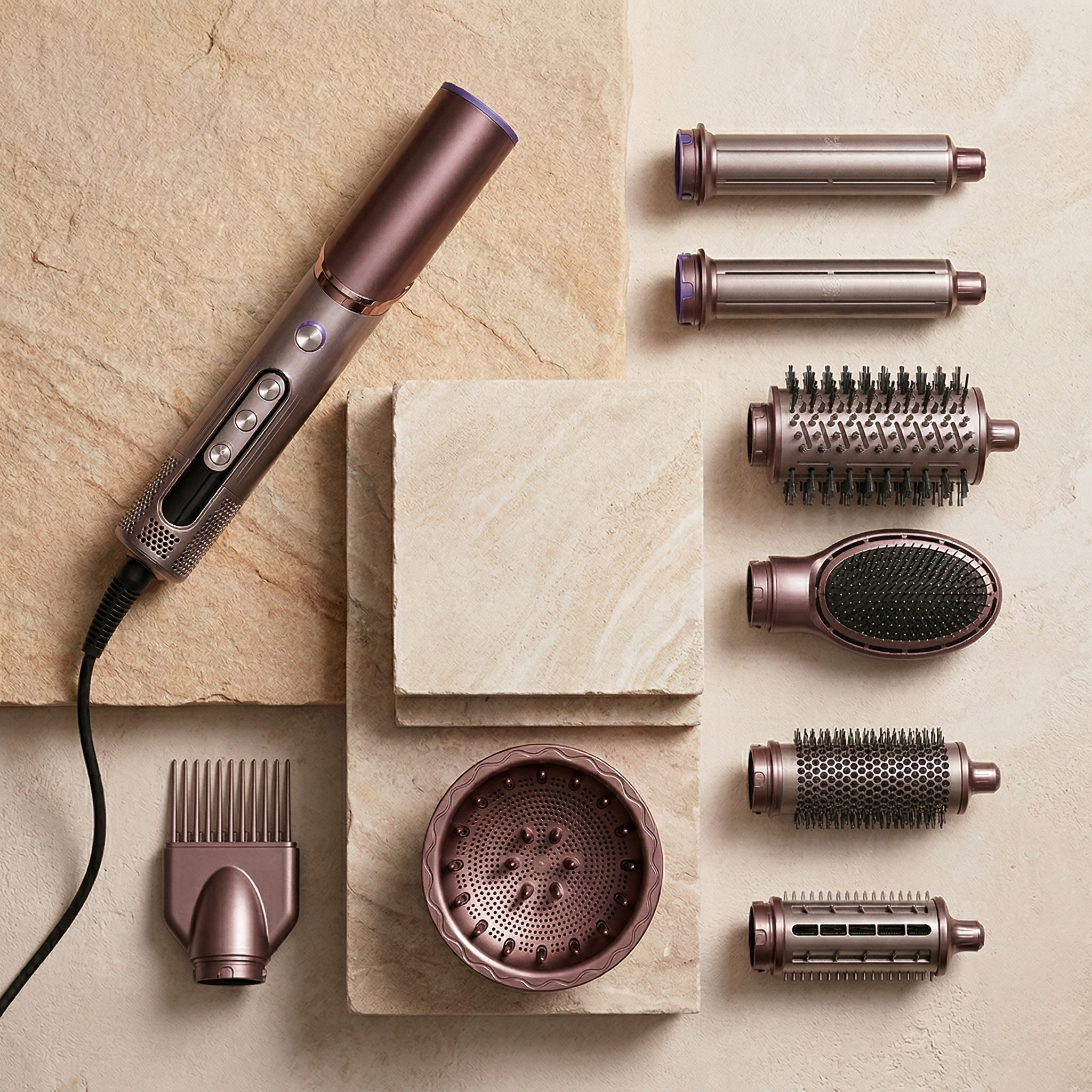 7-in-1 or 10-in-1 foldable professional hair dryer with high-speed motor
